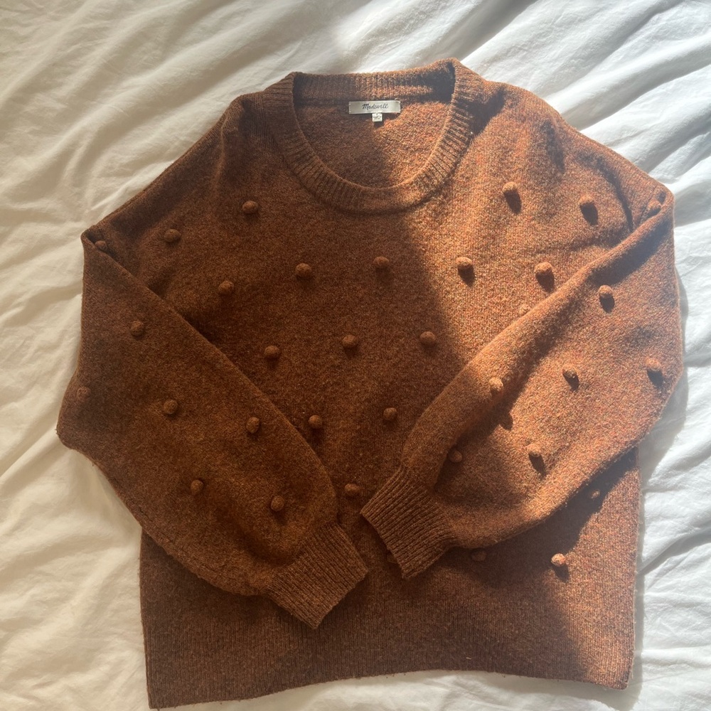 Madewell Rust Knit Sweater
